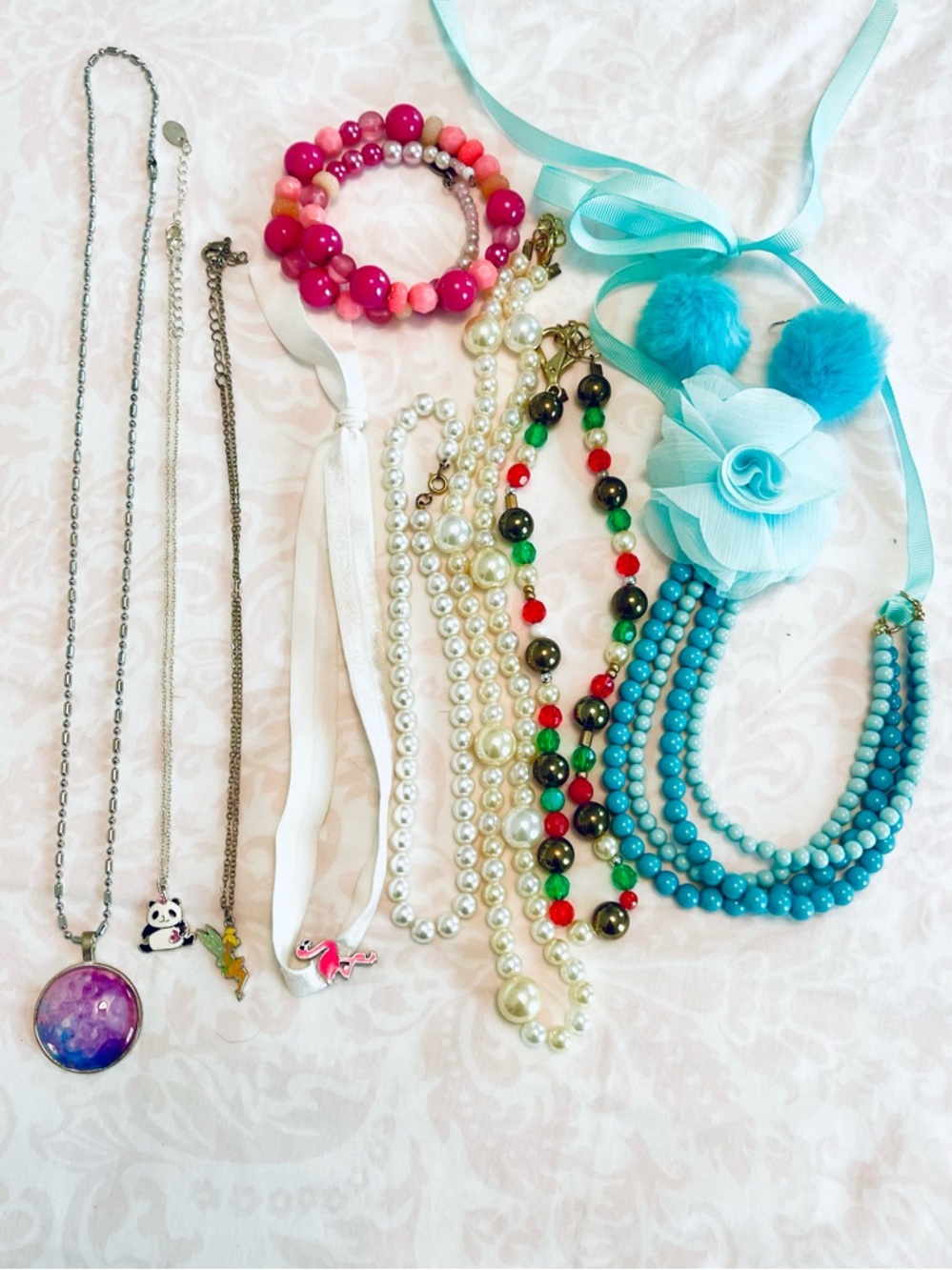 Girls 10pc Jewelry Bundle w/Disney, Claire’s EUC